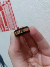 Anillo de los hombres anillo de dragón luminoso anillo brillan en la oscuridad pareja de anillos bisutería para hombres y mujeres T-001