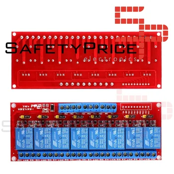

Module rele 8 Channel 12V high/low level with PLC automatic Optocoupler