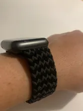 Correa de nailon trenzado para Apple watch, correa elástica de 44mm, 40mm, 38mm y 42mm, serie iWatch 3, 4, 5, se, 6