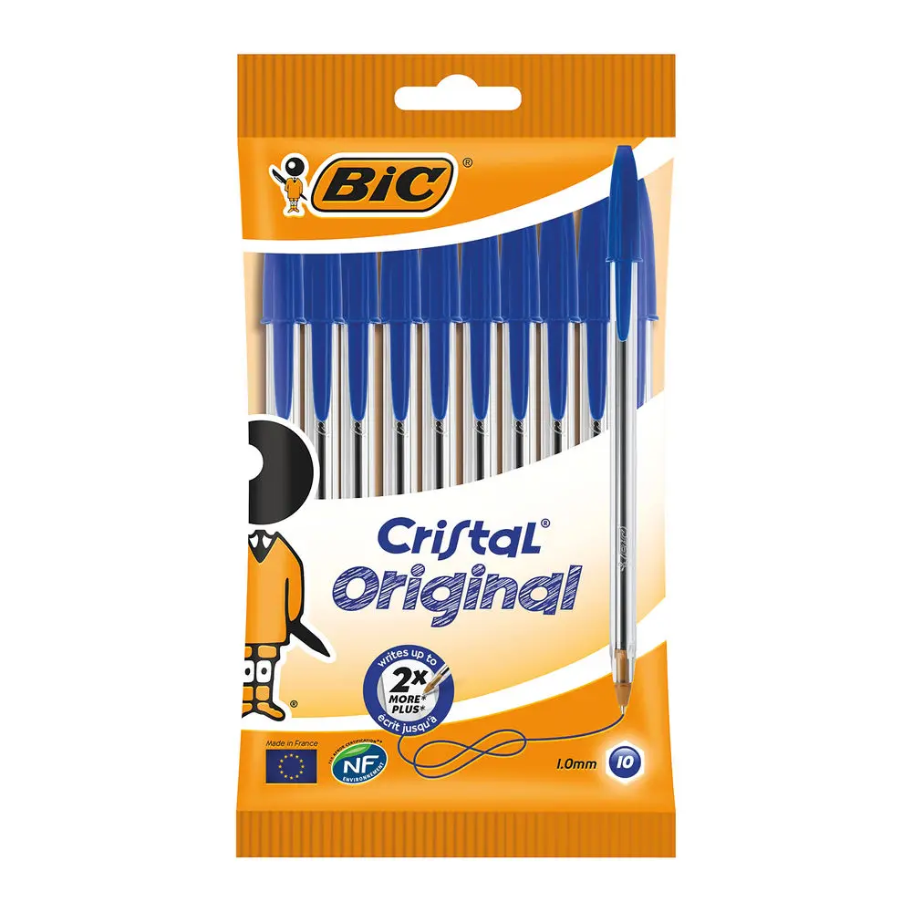 Bic Black Cristal Original Ballpoint Pens 10 PCs - AliExpress