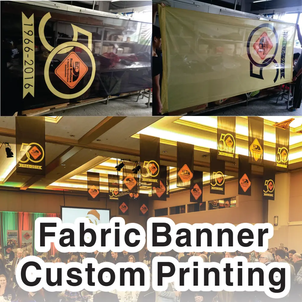 Custom Printed Full Color Huge Size Vinyl Banner Fabric Banner