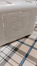 Caja de montaje de Cassette, caja de empalme oculta tipo 86, caja de montaje interno, Caja Blanca, roja y azul