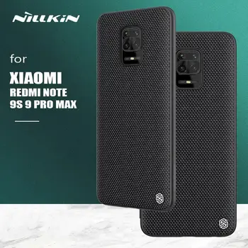 

Nillkin for Xiaomi Redmi Note 9S 9 Pro Max Case Textured Back Cover Soft Edge Protective Phone Case for Redmi Note 9S 9 Pro Max