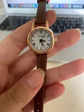 Relojes retro de lujo para mujer, pulsera pequeña de diseño de damas, de cuero vintage