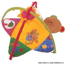 Коврик-сиденье в коляску( с дугами) 90*84*9см