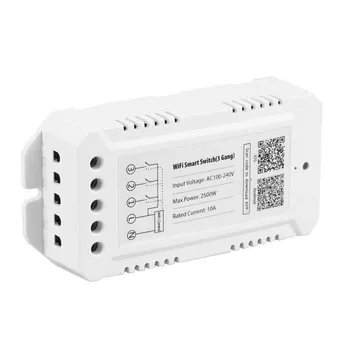 

1x Switch WiFi smart remote control 3 gang APP 4G home appliance automation