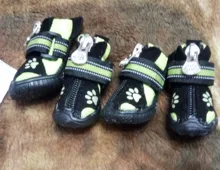 Boots Pet-Shoes Dog Large Waterproof Anti-Skid Small Winter Golden Warm Big 8-Sizes Wear-Resistant