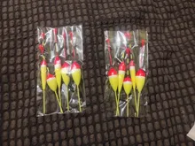 Flotador de espuma para pesca en hielo, conjunto de boya para carpa, accesorios de aparejos de pesca, tamaño 1g 2g 3g, 5 unids/lote