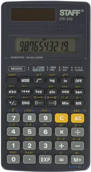 

Calculator Engineering staff stf-310 (142x78mm), 10 + 2 digits, dual power