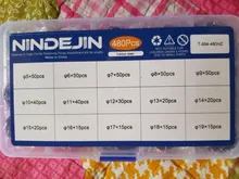 Circlip-Set Retaining-Rings-Set Shaft Snap Carbon-Steel NINDEJIN External for 5-19mm