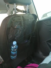 Bolsas de almacenamiento multifunción para bebés, bolsa de almacenamiento de coche, asiento trasero, organizador de tela Oxford, color negro, 2 uds.