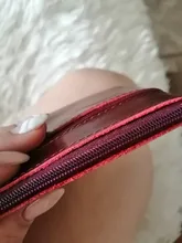 Mini Cartera de piel auténtica con cremallera para hombre y mujer, monedero pequeño y delgado de estilo Vintage