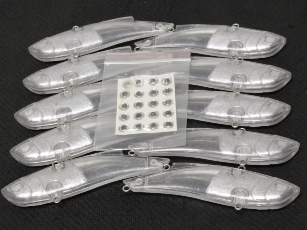 Branco sem Pintura Wiggle para a Pesca de Água Salgada do Mar Wlure Corpo Pesado Lipless Cor Isca Grande Perfil Apertado Upl676l 32g 1 Iscas artificiais
