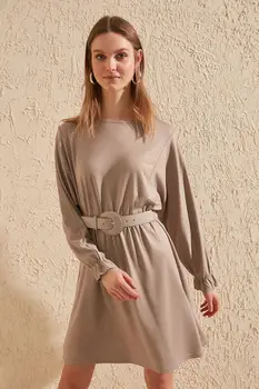 

Trendyol Shirred Knit Dress TWOSS20EL1072