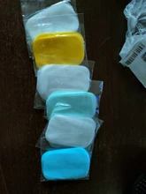 Jabón de viaje al aire libre, 300 Uds. De papel de lavado de manos, baño, limpieza, hojas de rebanada perfumadas, caja desechable, jabón portátil Mini de papel