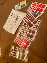 Toe-Nail-Wraps Stickers Foot-Decals Adhesive Salon Manicure Full-Cover DIY Waterproof