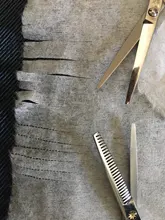 Tijeras profesionales para peluquería, juego de corte de pelo, acero japonés, 440C, 5,5, 6,0, 888