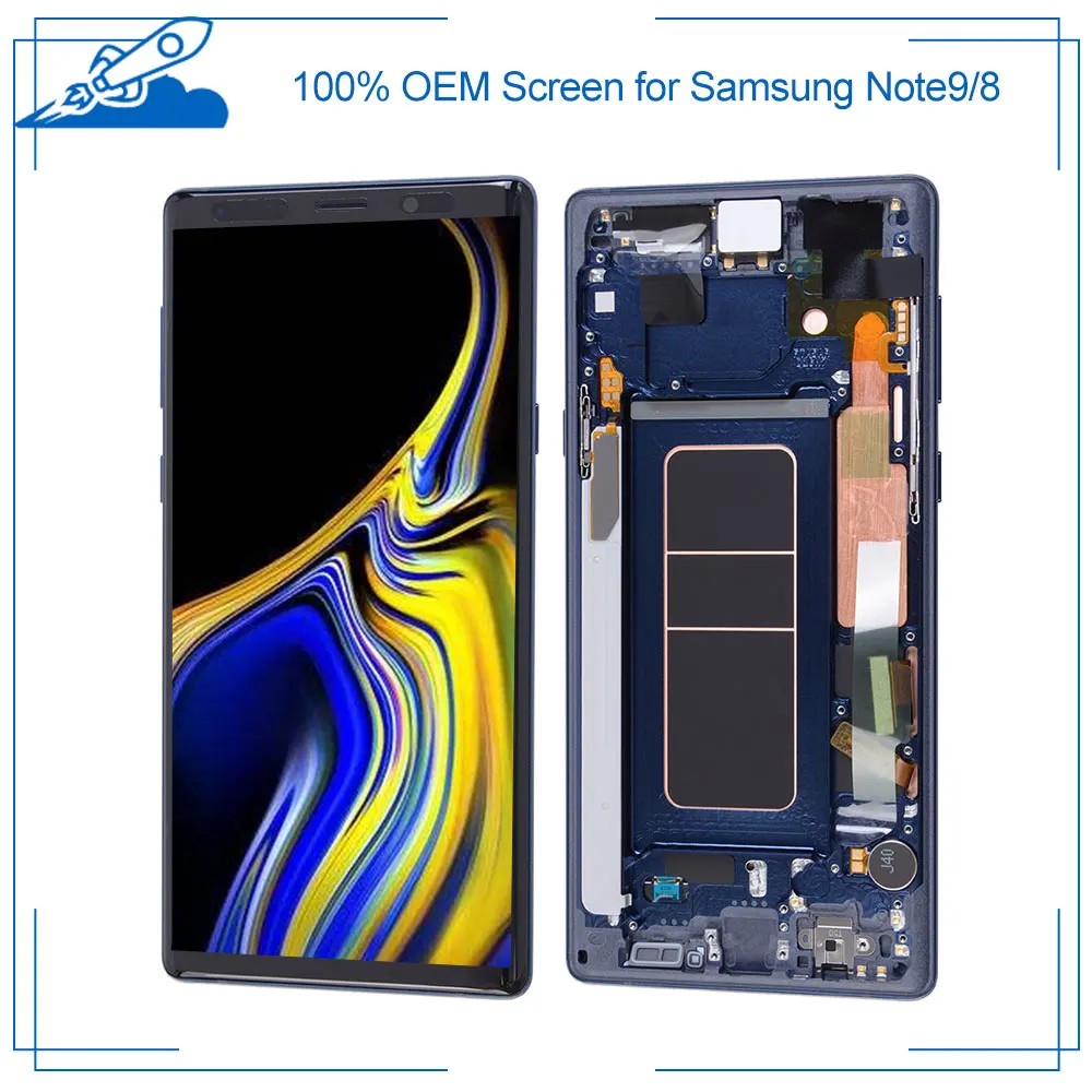 Ori для SAMSUNG Galaxy Note 8 9 Super AMOLED OLED дисплей, ЖК-дисплей, сенсорный экран, дигитайзер, сборка, замена, OEM