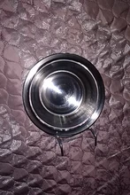 Cuenco para gatos y perros, jaula de acero inoxidable para colgar, Bol colgante de tres dimensiones