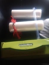 Bolsa de almacenamiento al vacío para sellador al vacío, rollos de embalaje para cocina, 20x1500cm, 2 rollos, Vac, Rollo Sous Vide