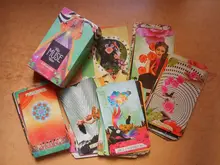 Juego de cartas del Tarot del Fuego, oráculo, guía electrónica, Linestrider Dreams, juguete de adivinación, Estrella giratoria, Muse, Hoodoo occulta