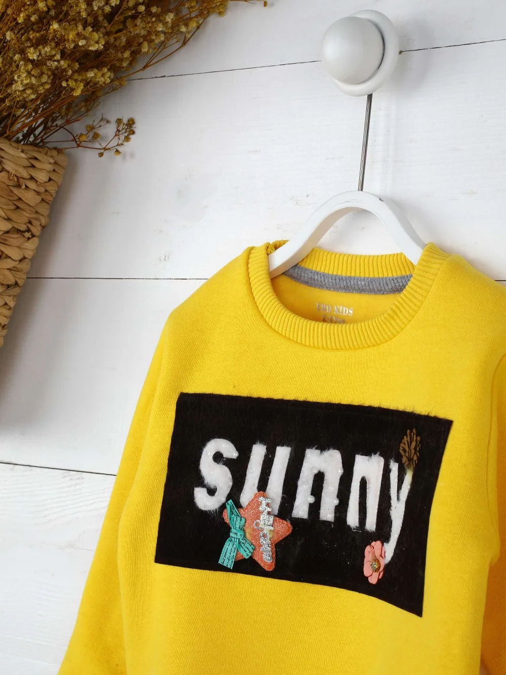 019-1722-001 Sarı Kışlık Kız Çocuk Sweatshirt (2)