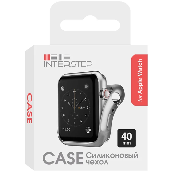 Interstep Бампер для Apple Watch 40mm(Серебро