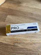 Crema de tubo de J-PRO para tatuaje, Piercing indoloro, maquillaje permanente, delineador de cejas y labios Analgésico 10g, novedad de 39%