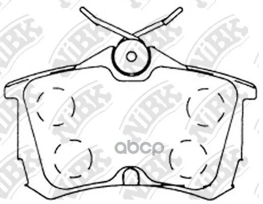 Колодки Тормозные Honda Accord 2.0/2.2/2.4 98 Задние Nibk Pn8109 NiBK арт. PN8109