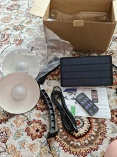 Solar-Lamp Lighting Solar-Pendant-Light Amaryllis Yard Double-Head Warm Garden Outdoor