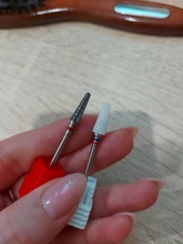 En stock!2018 de uñas taladro eléctrico de lima de uñas poco, taladro de carburo de 3/32 602801 de uñas de alta calidad archivo buff