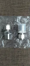 Compression-Connector Pipe-Fitting Double-Ferrule 304-Stainless-Steel NPT Male 10mm 8mm