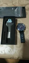 En este momento 2020 nueva moda para hombre relojes con tapa de acero inoxidable de la marca de lujo de deportes cronógrafo reloj de cuarzo de los hombres Relogio Masculino