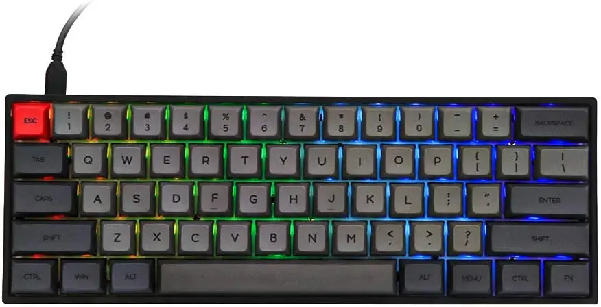 Epomaker Skyloong GK61XS ホワイト（赤軸） Amazon | EPOMAKER SKYLOONG SK61 61キー 60%ホットスワップ可能