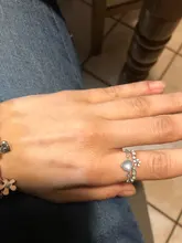 Anillo de flor de cristal exquisito, joyería de moda con carácter, anillo de apertura hembra versátil de amor dulce