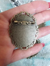 Nueva moda 5 uds 30x40mm tamaño Interior antiguo bronce dorado plata colores negros broche perforado estilo Base colgante