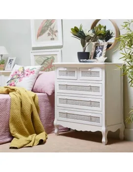 

COMFORTABLE CREAM GRAZED RATTAN/WOOD 79X38,50X85,50 CM