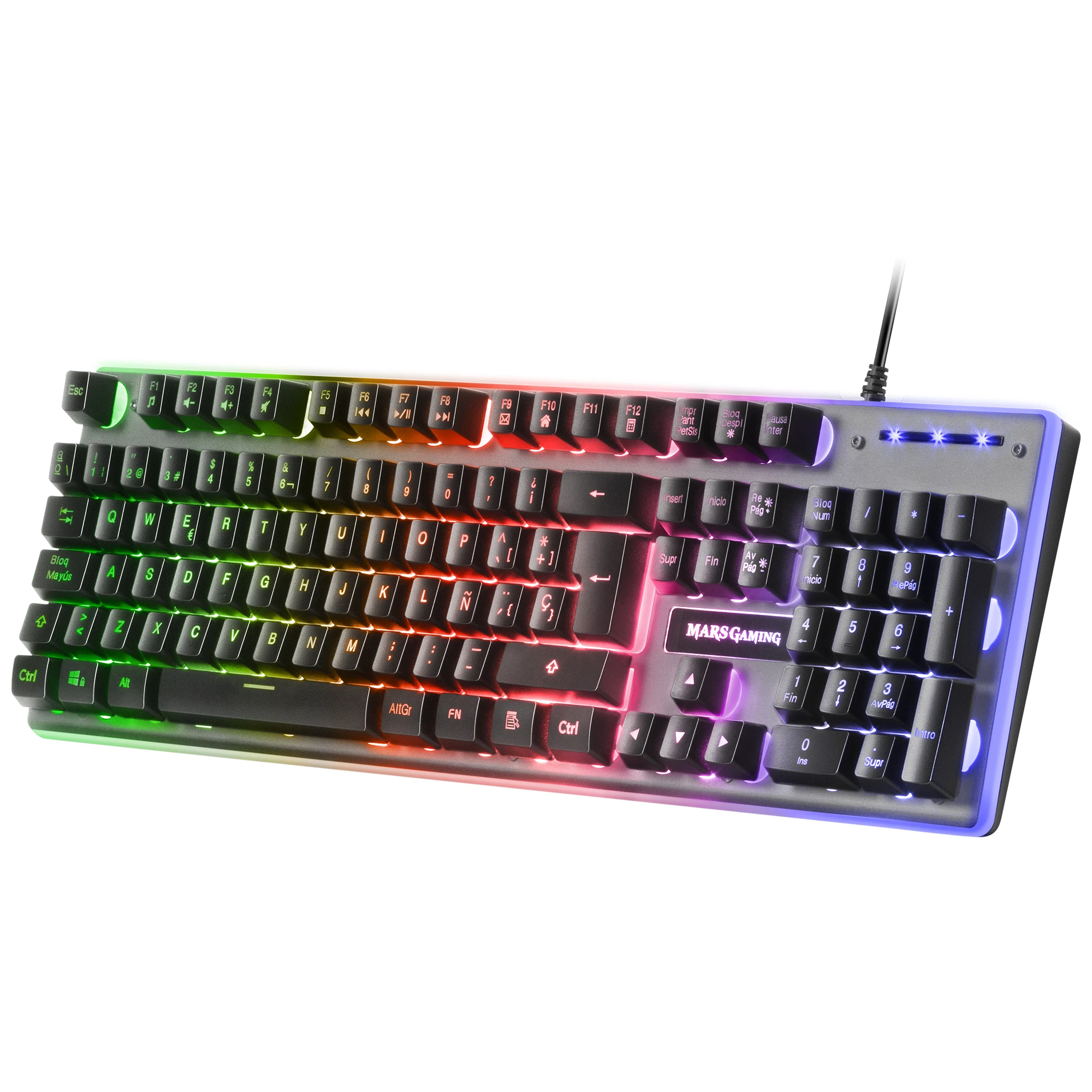 Mars Gaming MK220 - Clavier hybride - Blanc