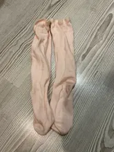 YWHUANSEN-Calcetines transpirables de encaje de algodón para niña, medias hasta la rodilla, para primavera, otoño e invierno, 1 par