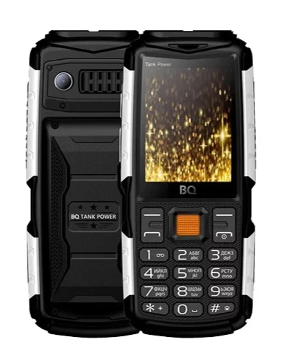 BQ 2430 Tank Power Black+Silver | Мобильные телефоны и аксессуары