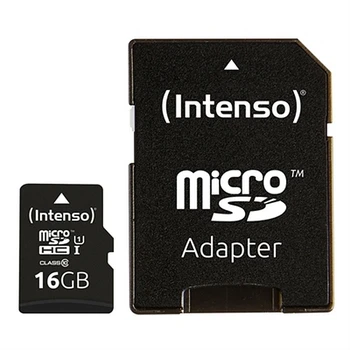 

Micro SD Memory Card with Adaptor INTENSO 34234 UHS-I Premium Black