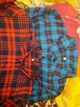 Plaid Shirts Blouses Oversized Women Top Long-Sleeve Blusas Loose Casual Cotton Ladies