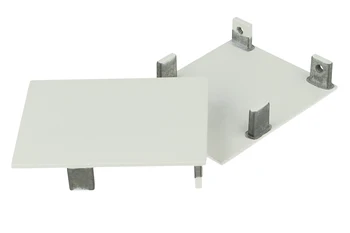 

Couple caps aluminum profile Shell white color Time for closures BA5570W