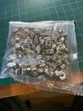 Tuerca T M3 M4 M5 M6 M8, cabeza de martillo, tuerca en T, Conector de ranura, niquelado para 20 30 40 45 Perfil de extrusión de aluminio de la UE