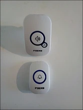 Timbre de puerta inalámbrico FUERS M557, 433Mhz, para hogar, bienvenida, 150M de largo, 32 canciones