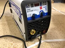 ANDELI MIG-270E MIG/ascensor TIG/MMA 3 en 1 multifuncional de soldadura portátil soporte de la máquina No de soldadura de Gas de 220V