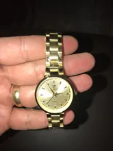 Un par de hombres y mujeres reloj de nueva moda de Rey reina reloj de pulsera amante de lujo ajustable de acero inoxidable correa de reloj mujer L1013