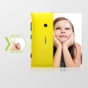 

Personalized Nokia Lumia 520 Slim Transparent Silicone Phone Cover