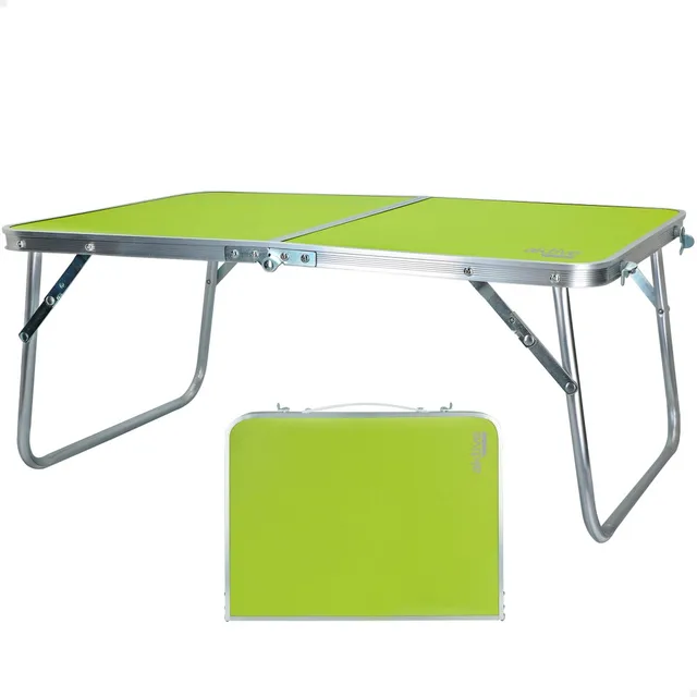 Mesa aluminio Aktive Camping verde, Mesa plegable camping, Mesa aluminio plegable Mesa playa, Camping muebles, Mesa playa plegable, Mesa baja playa, Mesa camping pequeña, Mesa portátil|Mesas de acampada| -