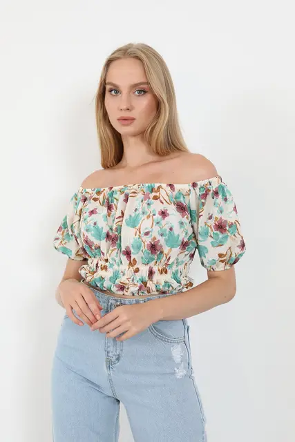 여성을 위한 터키산 고품질 여성용 블라우스 패턴